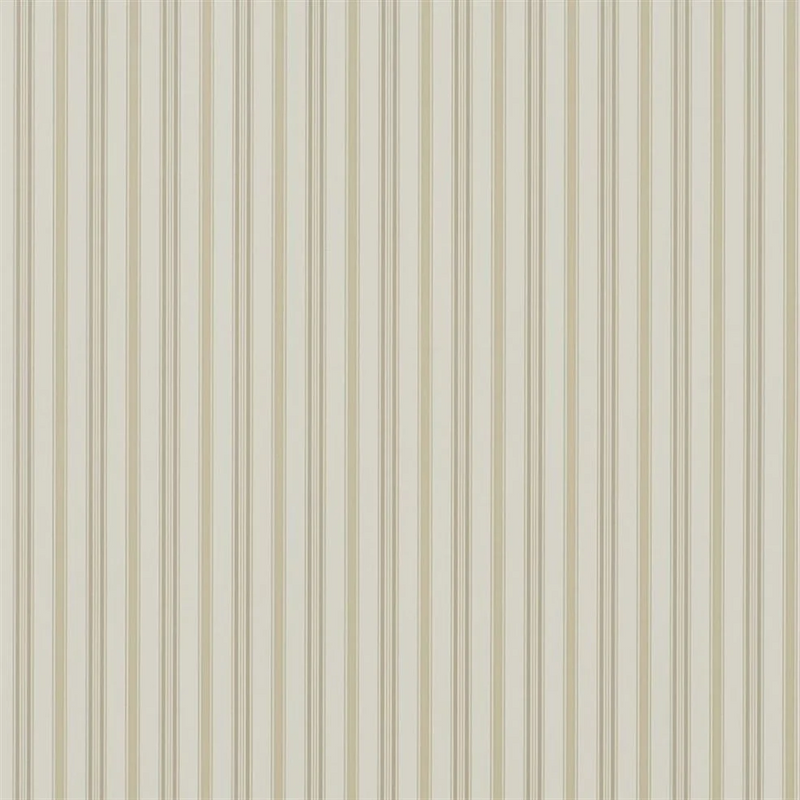 PRL709/05 Basil Stripe Signature Stripe Library Wallpaper By Ralph Lauren