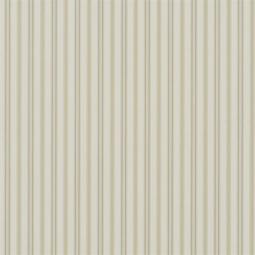 PRL709/05 Basil Stripe Signature Stripe Library Wallpaper By Ralph Lauren