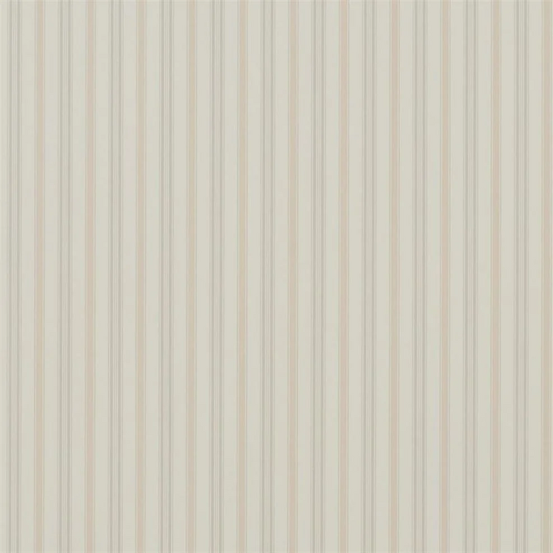 PRL709/06 Basil Stripe Signature Stripe Library Wallpaper By Ralph Lauren