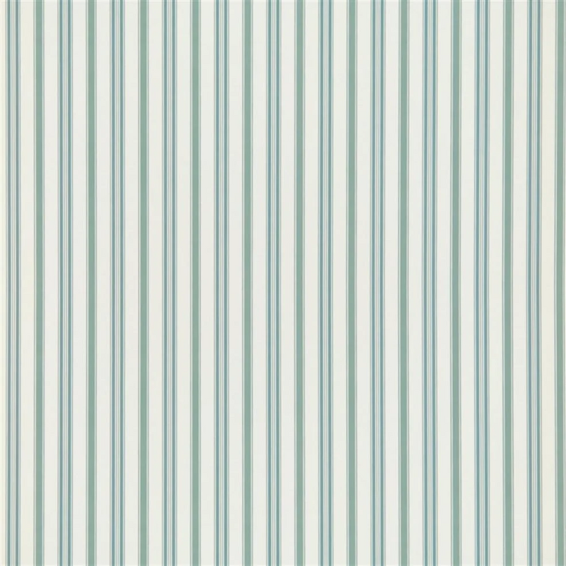PRL709/08 Basil Stripe Signature Stripe Library Wallpaper By Ralph Lauren