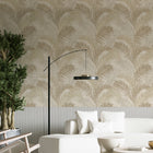 PS33314 Felce Tonale Bronze Brown Wallpaper by Galerie