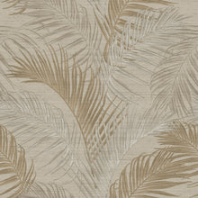 PS33314 Felce Tonale Bronze Brown Wallpaper by Galerie