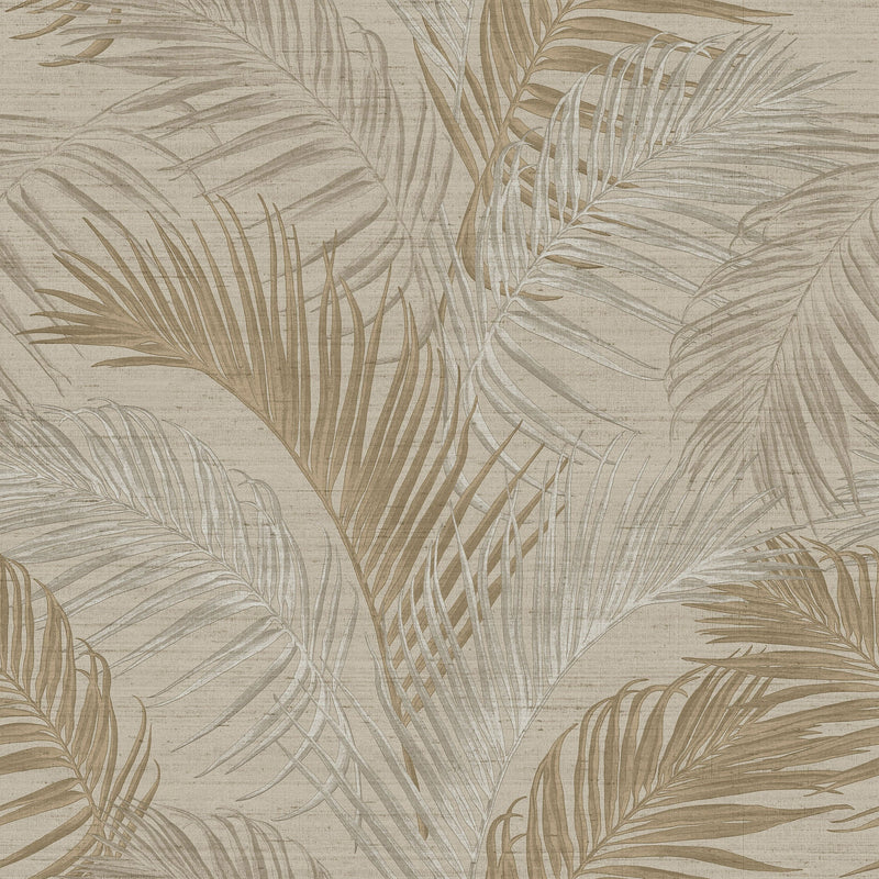 PS33314 Felce Tonale Bronze Brown Wallpaper by Galerie