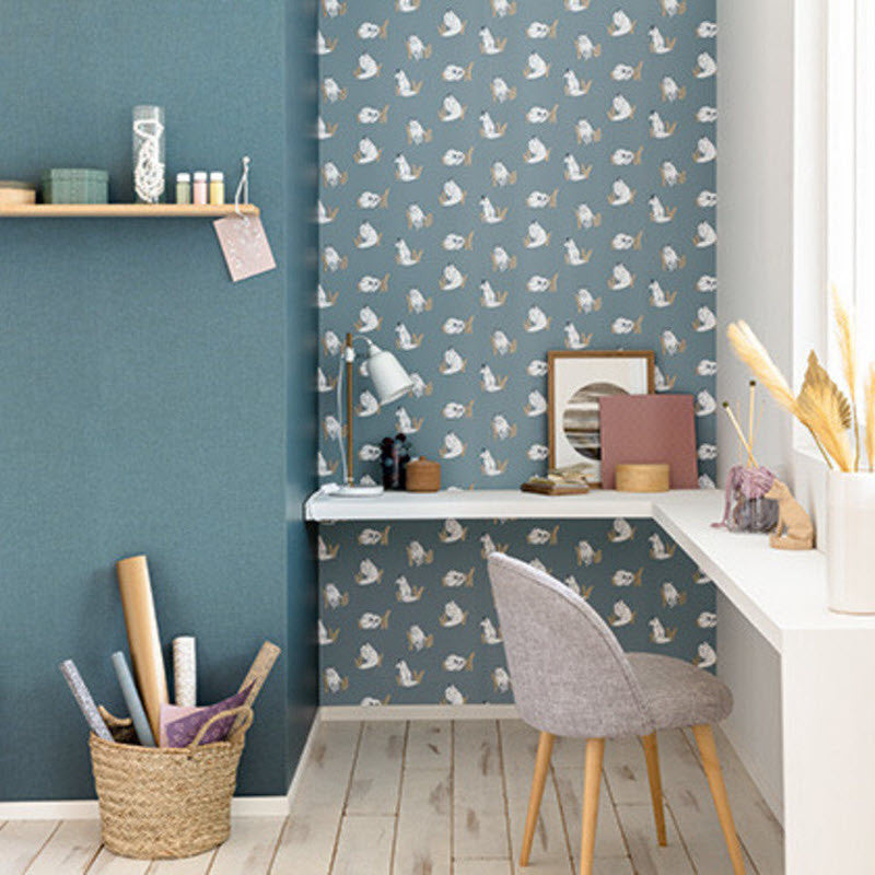 PTB101760068 Counting Fox The Place To Bed Wallpaper by Caselio