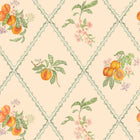 Peach Trellis Melba Wallpaper by Voyage Maison | PTRELLI/WPO/MEL