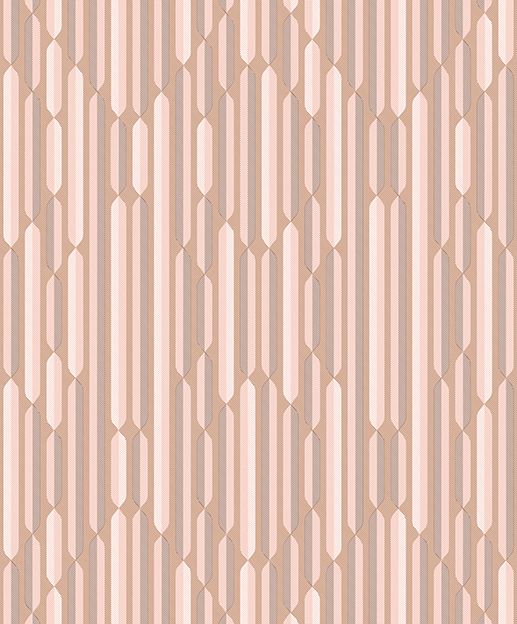 PU2902-4 Optical Caramel Urquiola Wallpaper by Tres Tintas