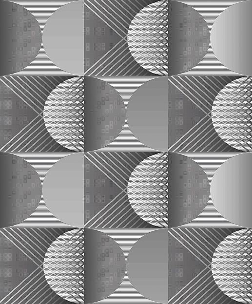 PU2903-1 Round Night Urquiola Wallpaper by Tres Tintas