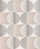Round Ivory Urquiola Wallpaper by Tres Tintas