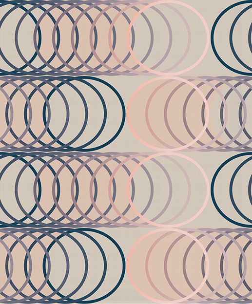 PU2906-4 Circles Eclipse Urquiola Wallpaper by Tres Tintas