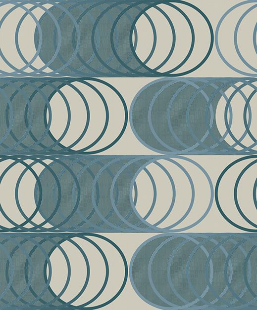 PU2906-5 Circles Sea Urquiola Wallpaper by Tres Tintas