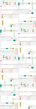 Pixels Pink (P3304-4) Diversity Mural by Tres Tintas