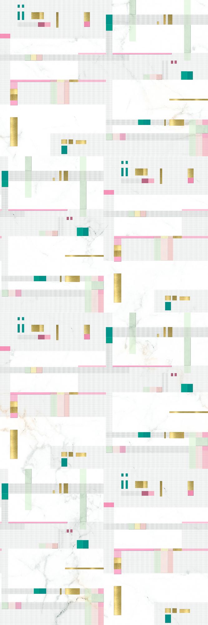 P3304-4 Pixels Pink (P3304-4) Diversity Mural by Tres Tintas