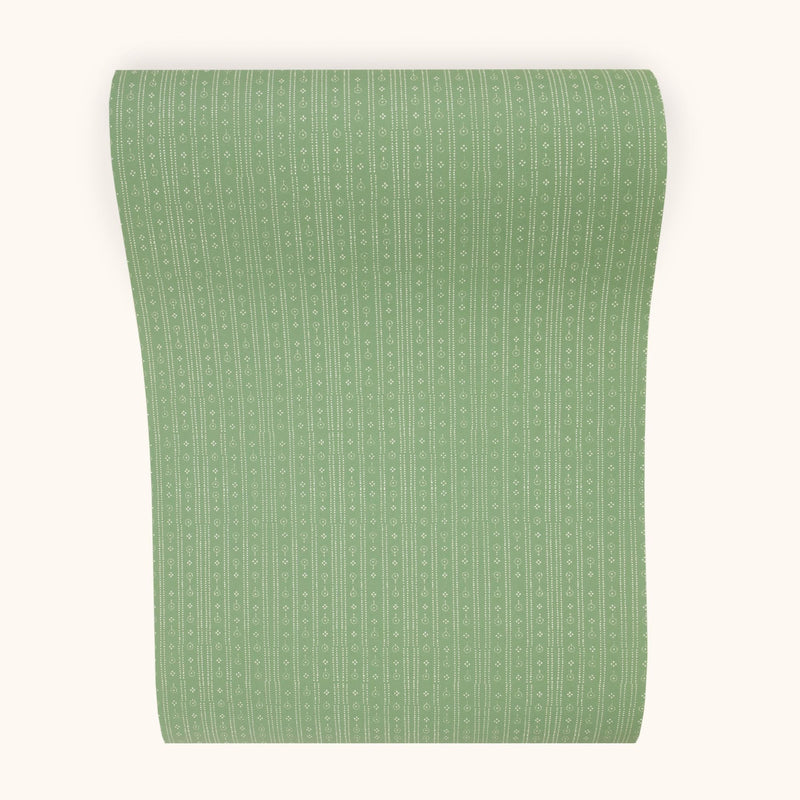 W-BP-CO-SG-24-52 Birdlip Spring Green Wallpaper by Parker & Jules