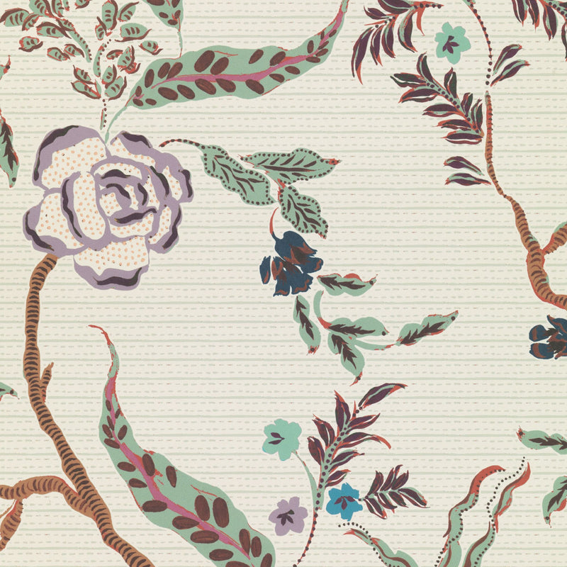 W-EV-CO-V-24-70 Eversley Verdigris Wallpaper by Parker & Jules