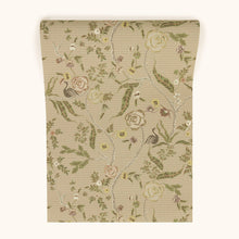W-EV-CO-CM-24-70 Eversley Coral Moss Wallpaper by Parker & Jules