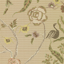 W-EV-CO-CM-24-70 Eversley Coral Moss Wallpaper by Parker & Jules