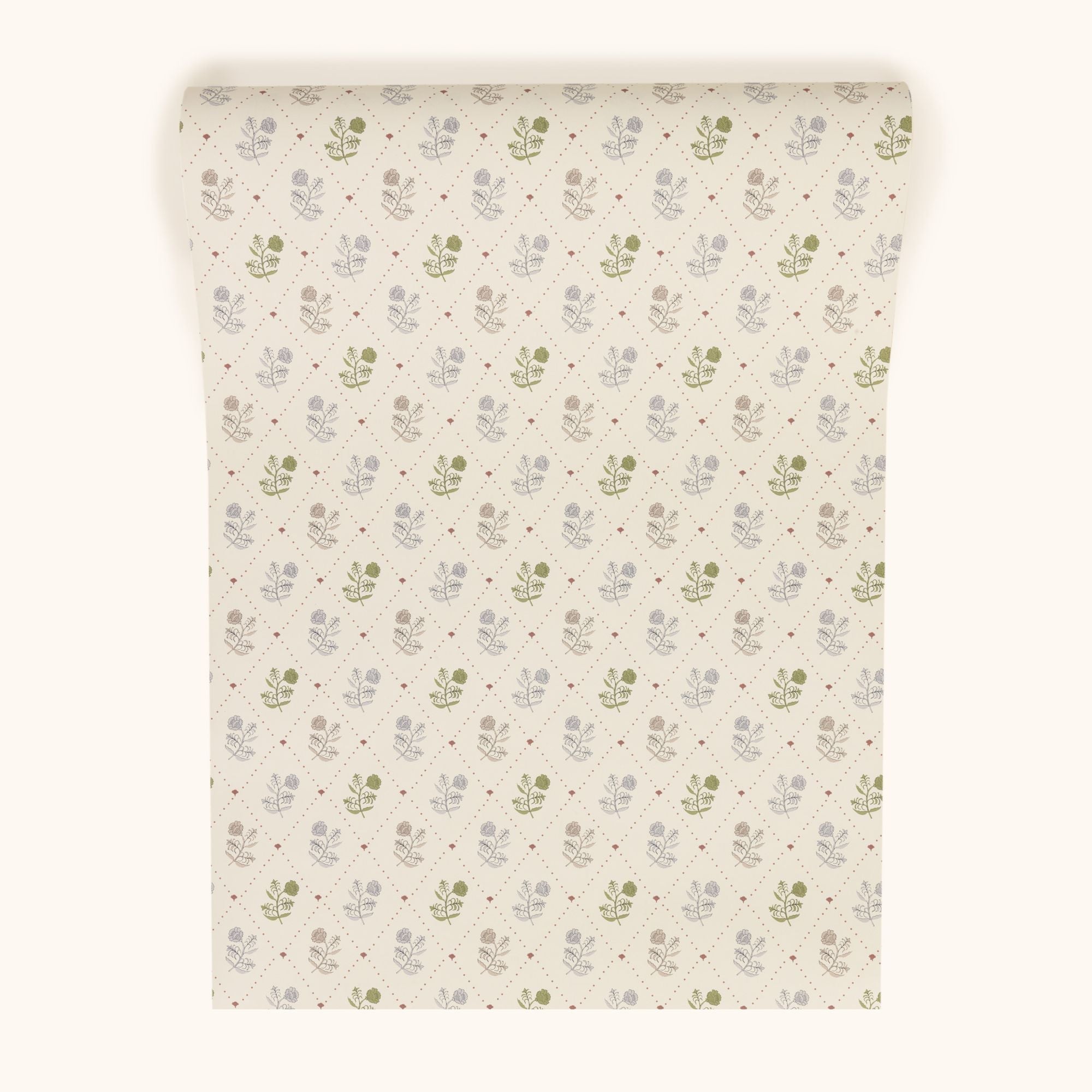 W-J-CO-CM-24-70 Jaipur Coral Moss Wallpaper by Parker & Jules