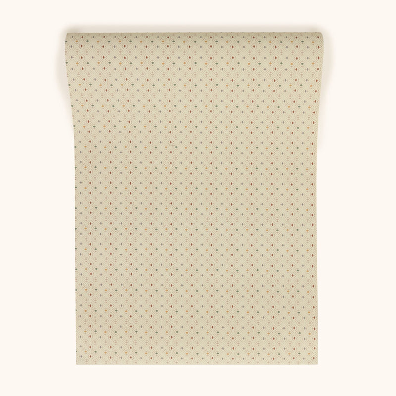 W-LL-CO-CT-24-70 Lulu Cinnamon Tobacco Wallpaper by Parker & Jules