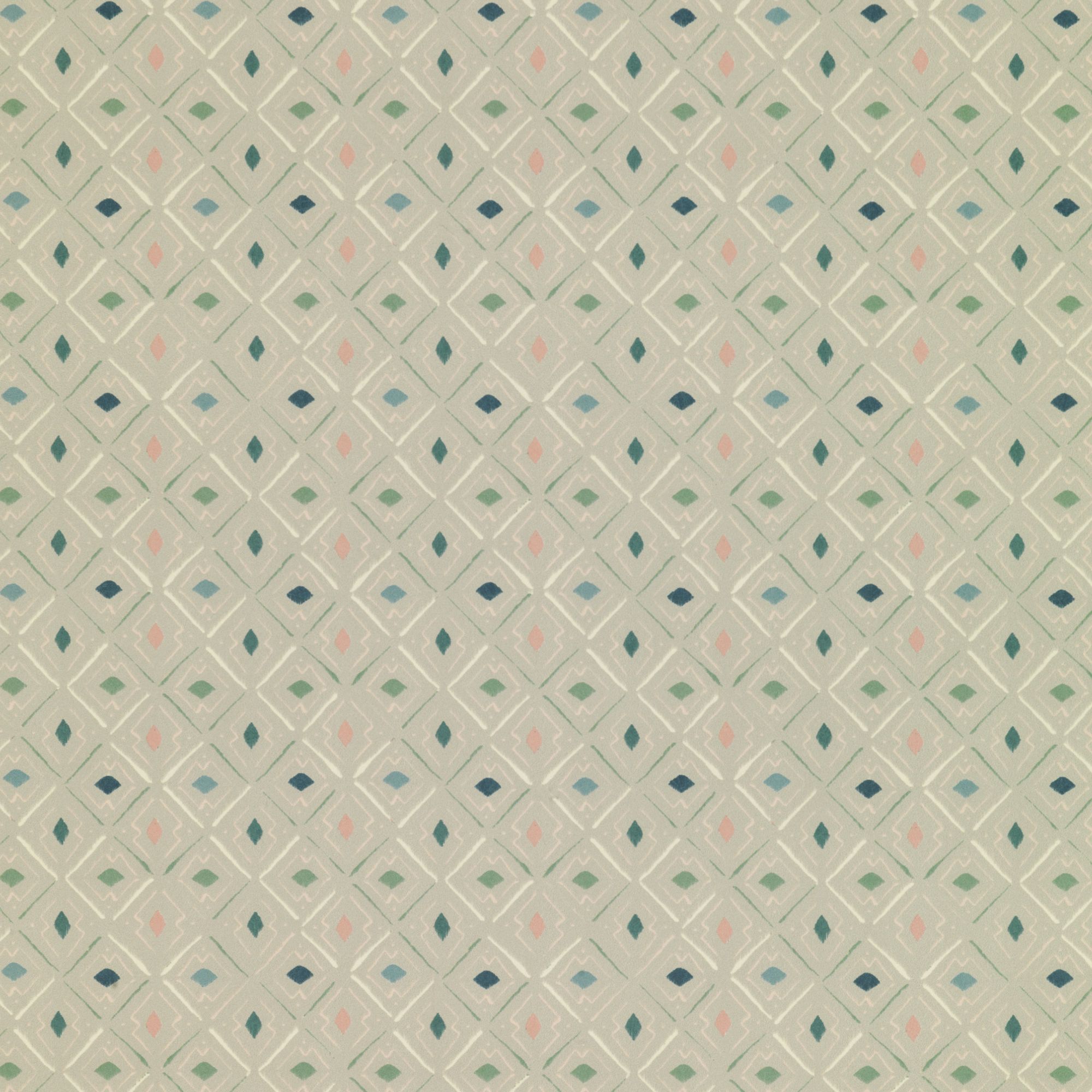 W-LL-CO-V-24-70 Lulu Verdigris Wallpaper by Parker & Jules