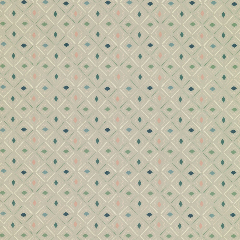 W-LL-CO-V-24-70 Lulu Verdigris Wallpaper by Parker & Jules
