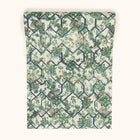 Creeping Trellis Ice Emerald Rose Wallpaper by Parker & Jules
