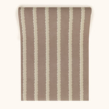 W-DSS-CO-L-24-70 Double Scroll Stripe Lilac Wallpaper by Parker & Jules
