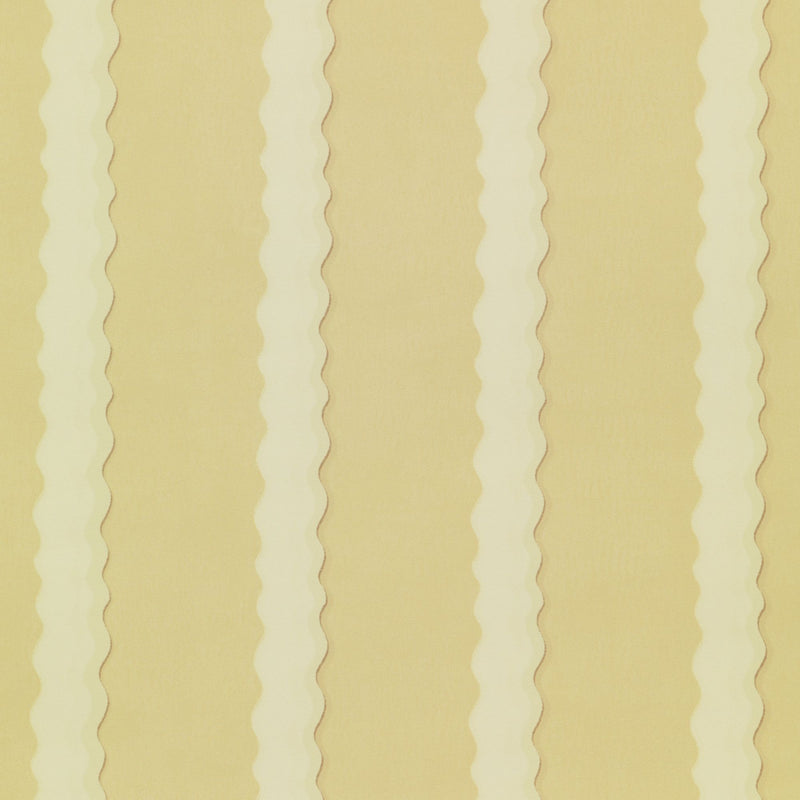W-DSS-CO-B-24-70 Double Scroll Stripe Butter Wallpaper by Parker & Jules