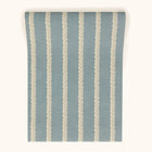W-DSS-CO-SK-24-70 Double Scroll Stripe Sky Wallpaper by Parker & Jules