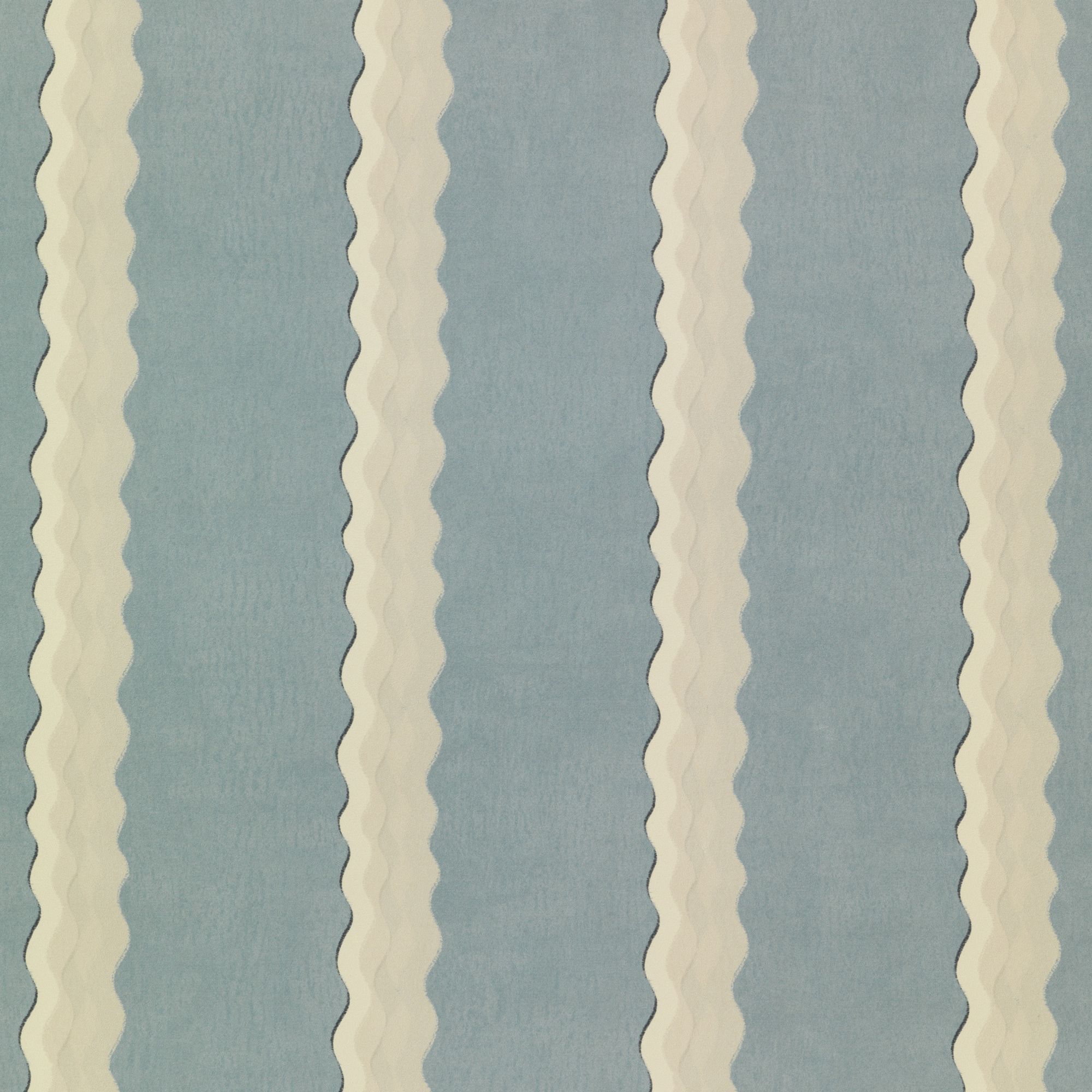 W-DSS-CO-SK-24-70 Double Scroll Stripe Sky Wallpaper by Parker & Jules