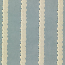 W-DSS-CO-SK-24-70 Double Scroll Stripe Sky Wallpaper by Parker & Jules