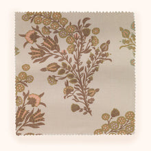 Coromandel Flower Coral Moss Fabric by Parker & Jules