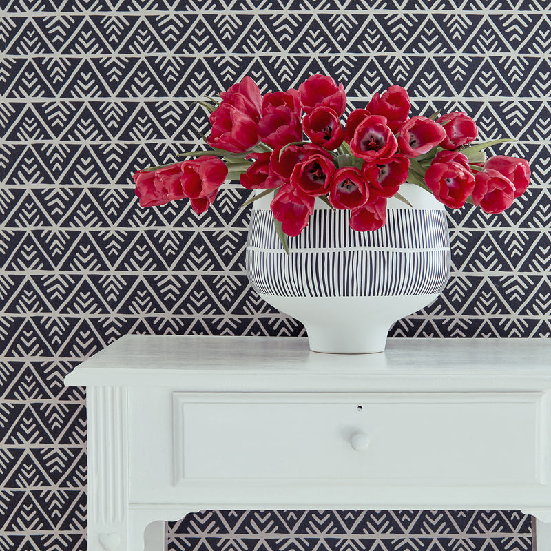 Jules Palampore Flax Fabric by Anna French | AF78703