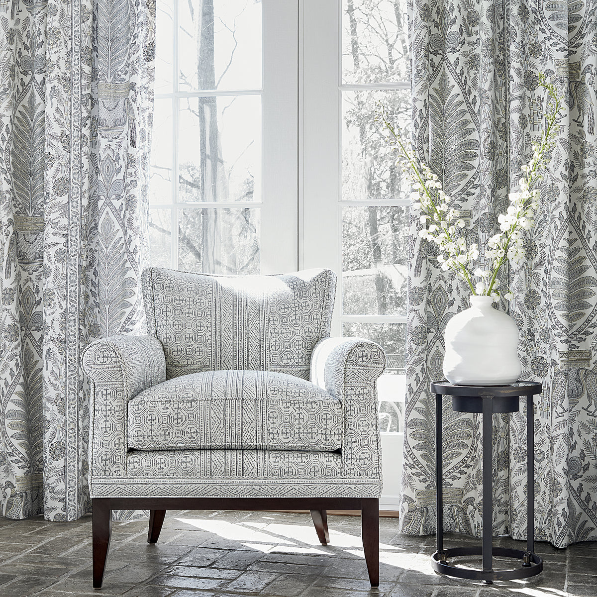 Montecito Palampore Red Fabric by Anna French | AW78722