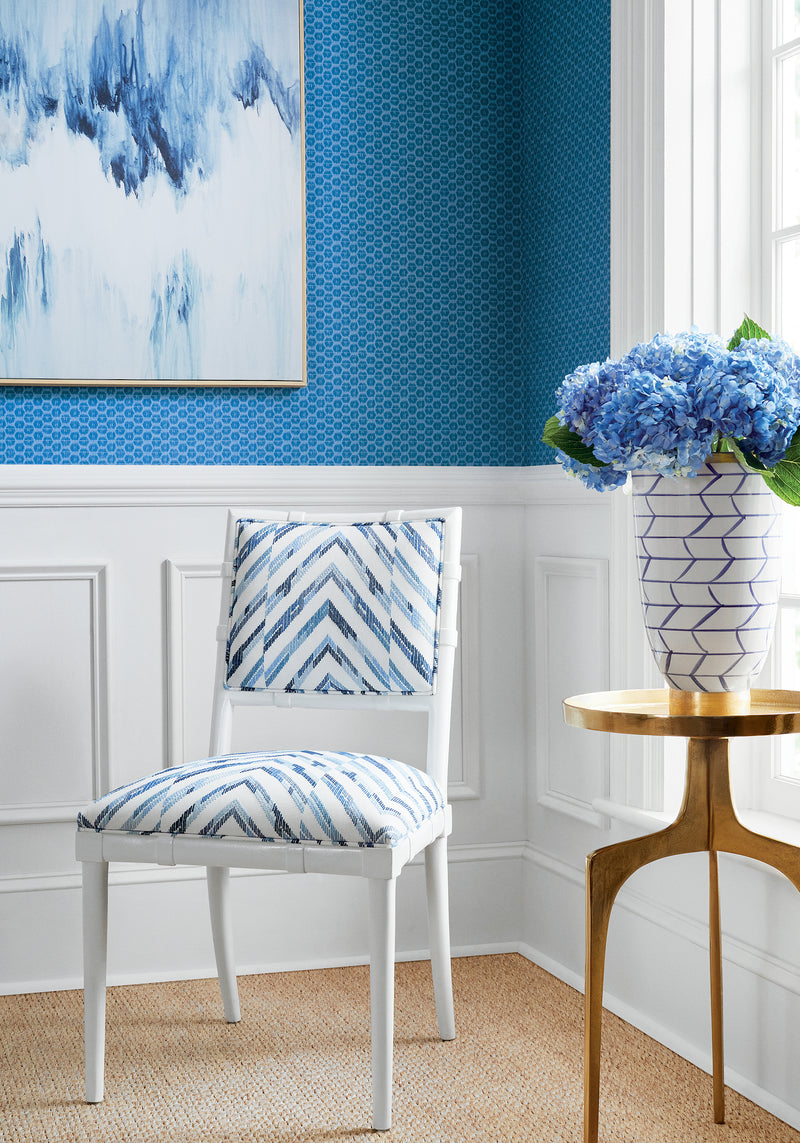 Akari Pavilion Black Wallpaper by Thibaut | T13395