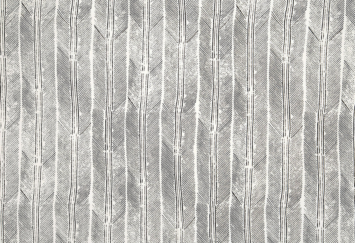 Peacock Charcoal fabric by Christopher Farr Cloth