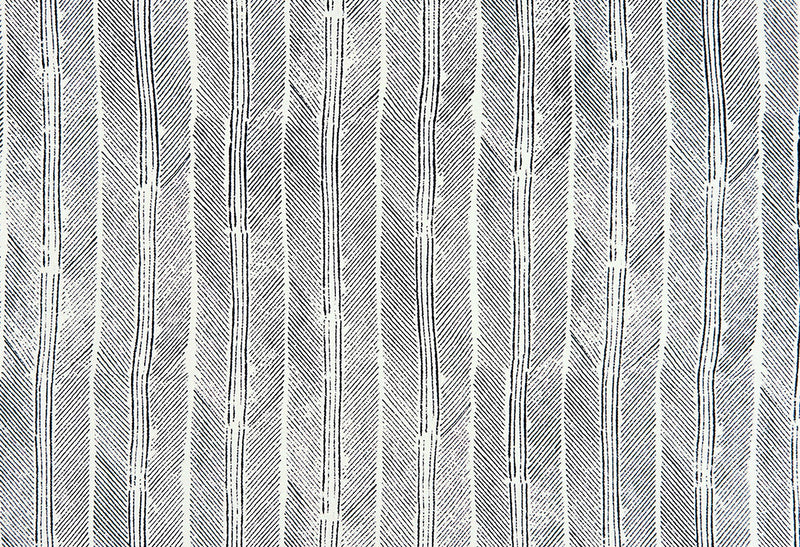 Peacock Dark Indigo fabric by Christopher Farr Cloth