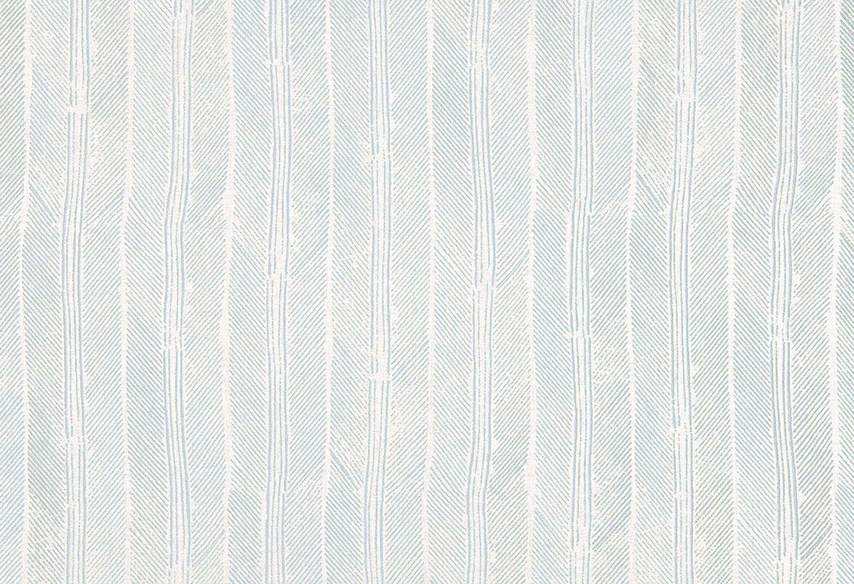 Peacock Pale Blue fabric by Christopher Farr Cloth