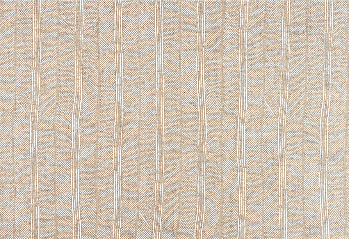 Peacock White fabric by Christopher Farr Cloth