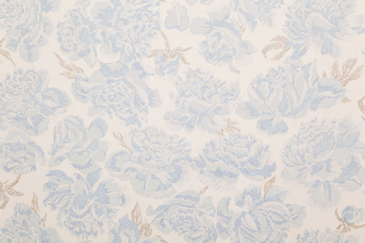 Peonies Sky Wallpaper by Christopher Farr Cloth