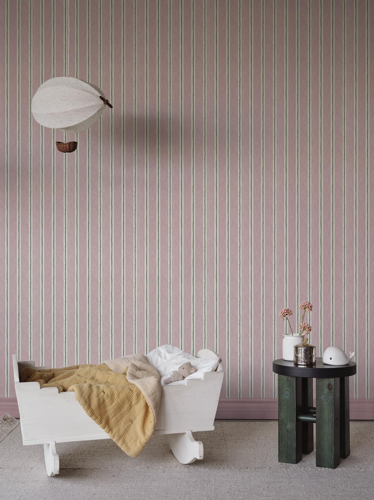 S10653 Pink Albin Familjen Mural by Sandberg