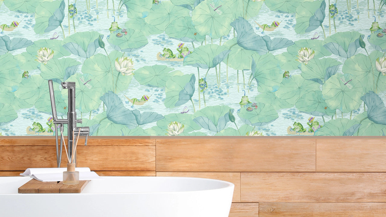 BMWL005/07A Pond Life Wild Life Wallpaper by Brand McKenzie