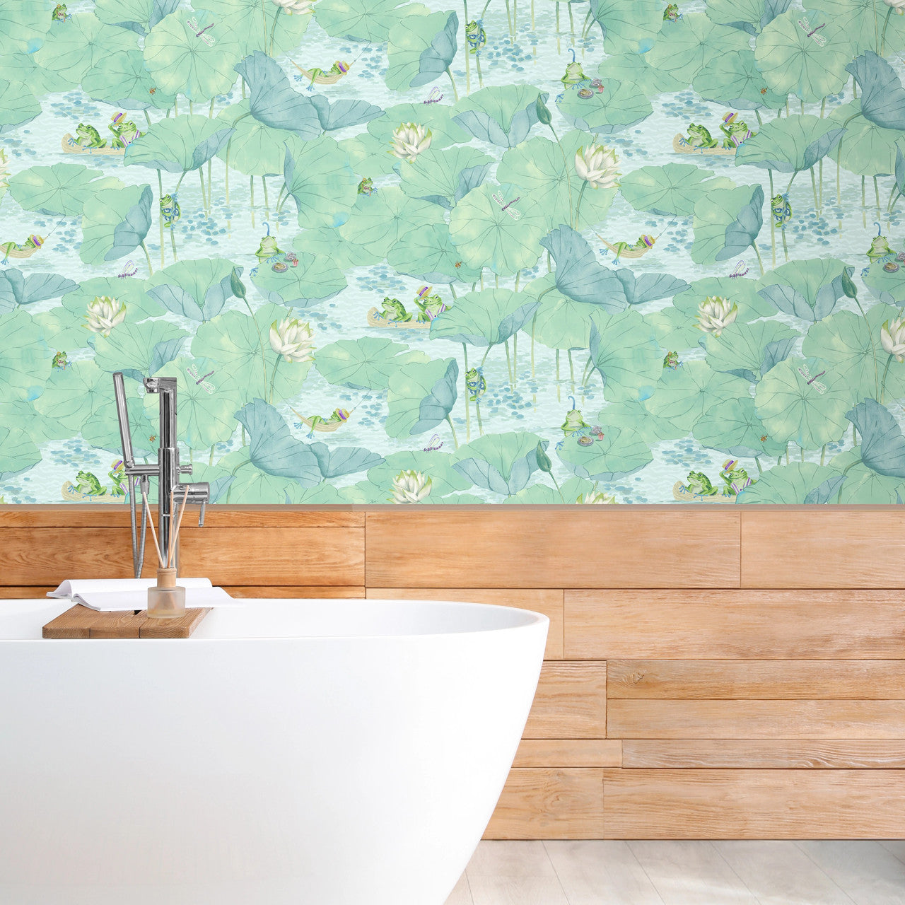 BMWL005/07A Pond Life Wild Life Wallpaper by Brand McKenzie