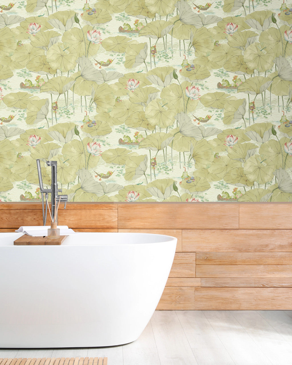 BMWL005/07B Pond Life Wild Life Wallpaper by Brand McKenzie