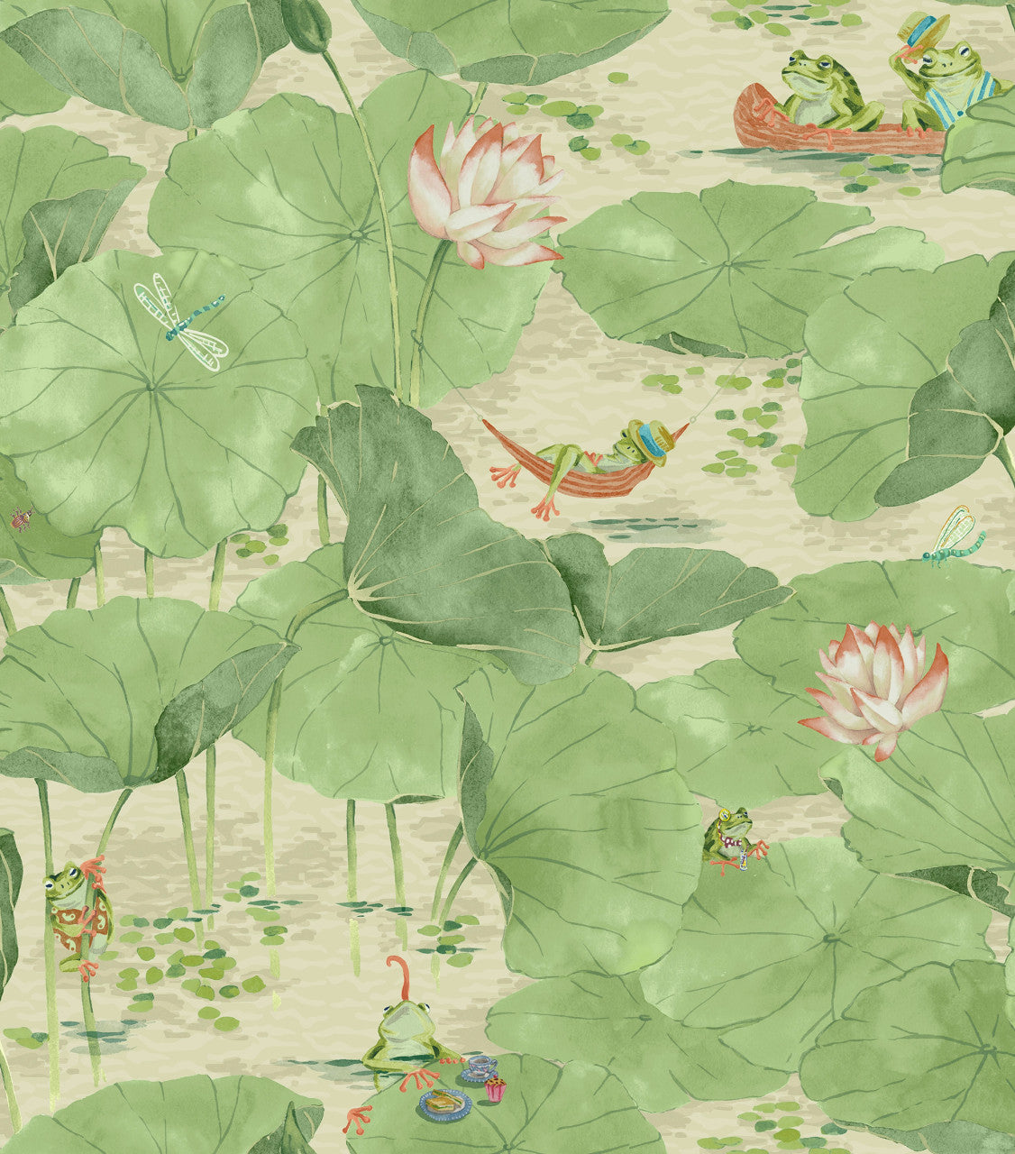 BMWL005/07C Pond Life Wild Life Wallpaper by Brand McKenzie