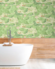BMWL005/07C Pond Life Wild Life Wallpaper by Brand McKenzie