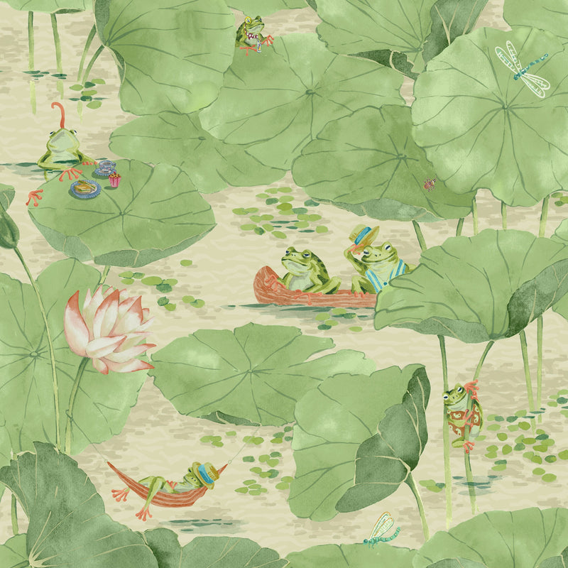 BMWL005/07C Pond Life Wild Life Wallpaper by Brand McKenzie