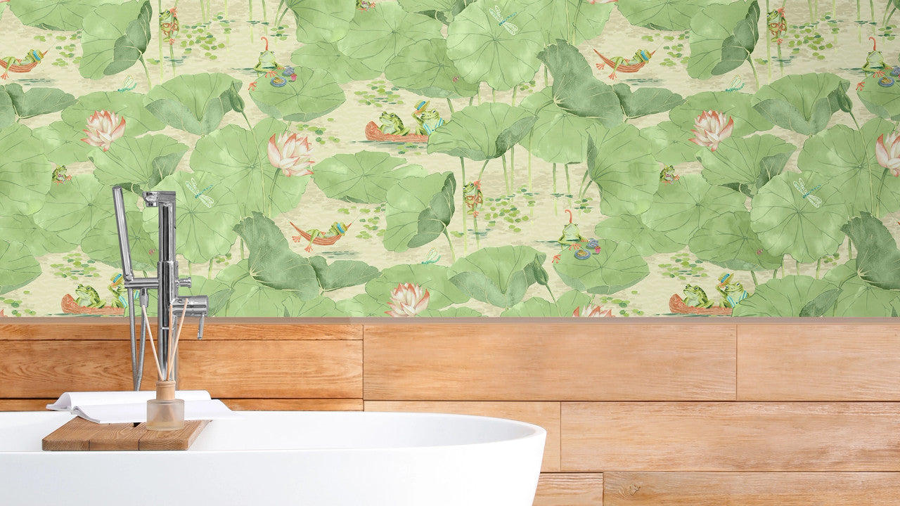 BMWL005/07C Pond Life Wild Life Wallpaper by Brand McKenzie