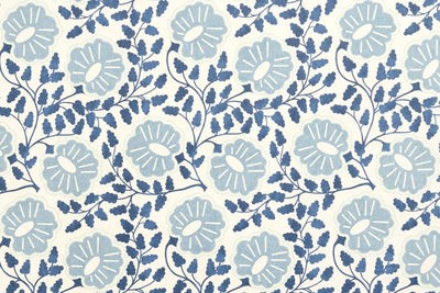 Punch Paisley Cobalt Wallpaper by Christopher Farr Cloth
