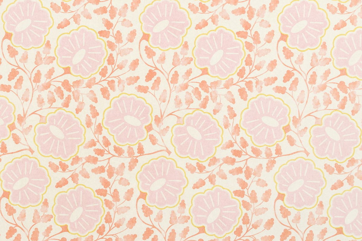 Punch Paisley Guava Wallpaper by Christopher Farr Cloth