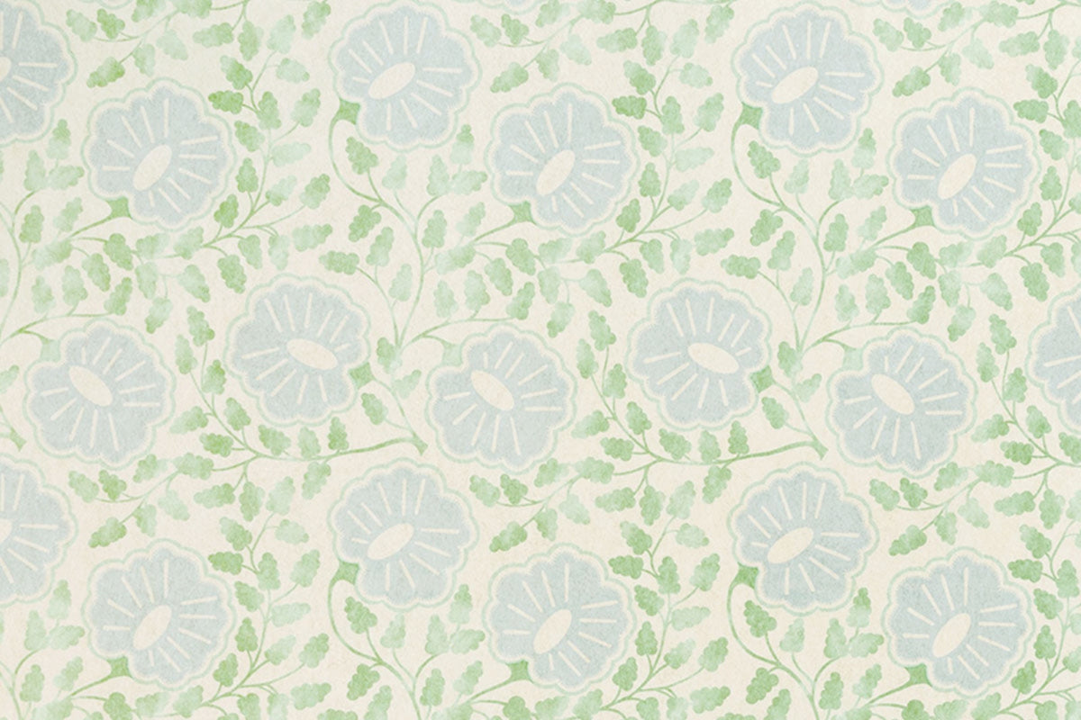 Punch Paisley Iris Wallpaper by Christopher Farr Cloth